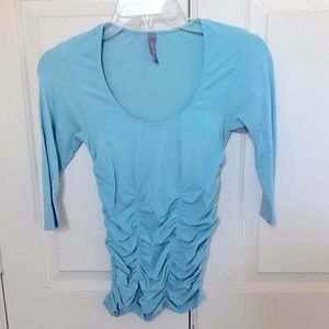 Last Tango Ruched Scoop T